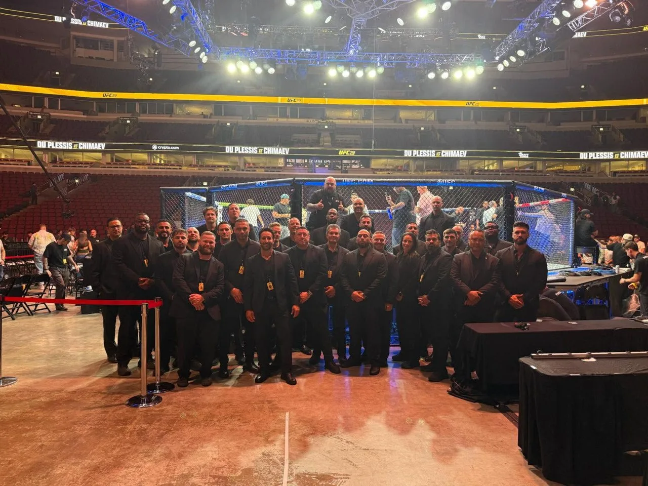 TB Defense event security detail at UFC 319 in Chicago